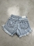 Sd387 - Short Denim Desflecado Celeste (Marriott) - comprar online