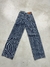 SD375 - Wide Leg Denim Rígido Print Azul (Praga) - comprar online