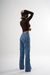 SD397 - Wide Leg Denim Celeste con Bigotes Rígido (Melia) - tienda online