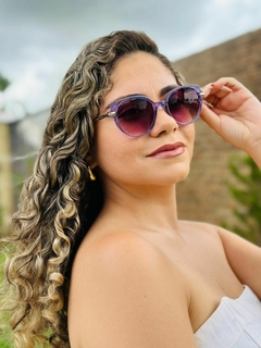 Óculos de sol Lyli translucido - Vs versatille eyewears- Variedade em óculos solar e Armações de qualidade e acessíveis