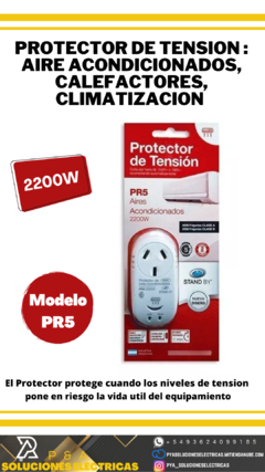 Protector de Tensión PR5 ARES ACONDICIONADOS/CALEFACTORES