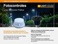 Fotocontrol Enchufe Nema 10A + Zócalo Nema 10A Testigo Light House