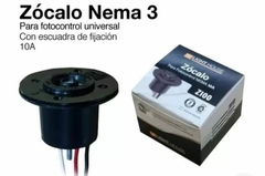 Fotocontrol Enchufe Nema 10A + Zócalo Nema 10A Testigo Light House en internet