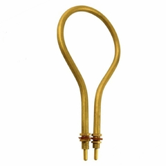 RESISTENCIA PARA CALEFON 50CM BRONCE C/4 TUERCAS