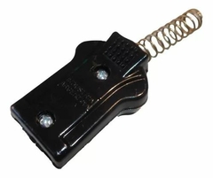 FICHA HEMBRA PLANCHA/CALEFON BAQUELITA NEGRA - comprar online