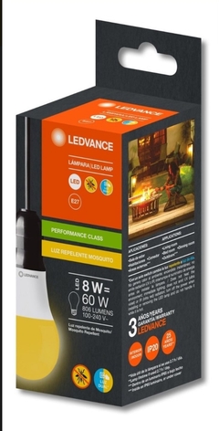 Lámpara Led Dual Luz Blanca O Repele Mosquitos - Osram 8w en internet