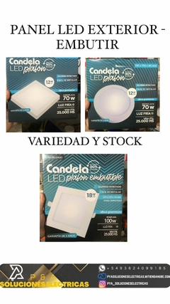 PANEL LED DE EXTERIOR / EMBUTIR
