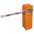 Cancela automática Barrier PPA Jet Flex com barreira de 4 metros na cor laranja