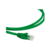 Patch Cord CAT5e UTP Verde CM Nexans 2,5 Metros