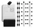 Conjunto da Central Cerca Intelbras ELC 6012 NET App com quatro hastes e uma bateria, incluindo controle remoto.