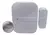Kit Cerca Wi-Fi App Intelbras ELC 6012 NET + Sirene + Bateria