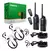 Kit 6 Rádio Comunicador Intelbras Uhf Rc3002 +6 Fone +brinde Cor Preto na internet