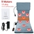 Elétrica de volta massagem relaxante cadeira almofada 7 motores vibrador almofa - comprar online