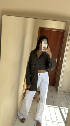 Wide Leg Branca na internet