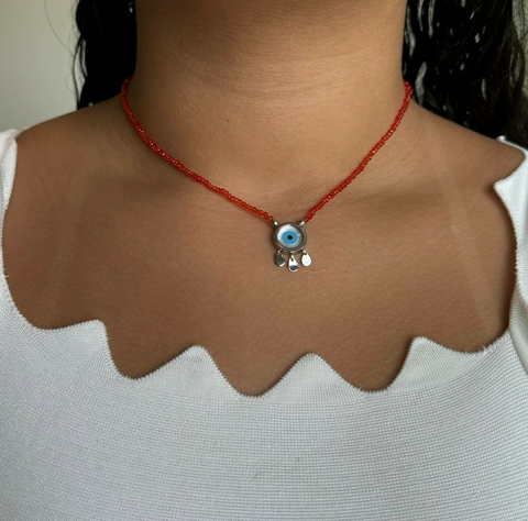 Colar Choker Türk Gözü