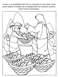 COLOREAR DE PANES Y PECES- ARCHIVO DESCARGABLE - comprar en línea