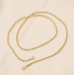 Cadena de Torsal en Dorado o Plateado en Acero Inoxidable - comprar en línea