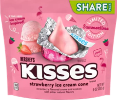 Kisses Ice Cream Strawberry
