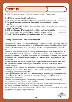 Reading comprehension booklet - DIGITAL