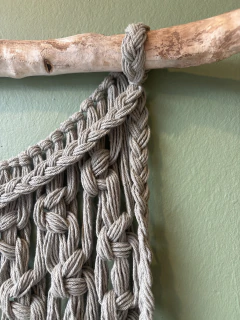 Telar de macramé verde - comprar online