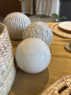 Bocha decorativa cerámica chico