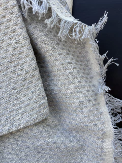 Manta de algodón bali gris - comprar online