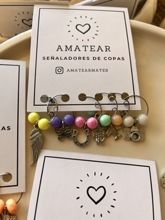 señaladores de copa x 6 - ana carolina garcia