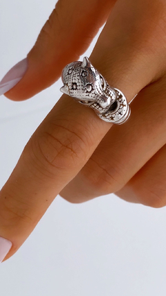 Anillo de plata 925 trigre