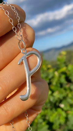 Inicial de plata 925 ( 4 cm )