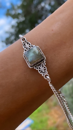 Pulsera de plata 925 con piedra natural - comprar online