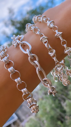 Pulsera de plata 925 eslabón oval - comprar online