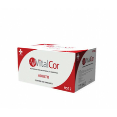 ELETRODO CARDIO C/GEL ADULTO PCT/50 - VITALCOR