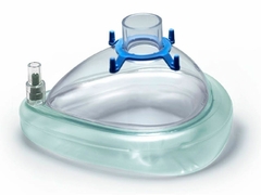 MASCARA ANESTESIA PVC C/ COXIM INFL. ADULTO M - COMPER