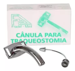 CANULA TRAQUEOSTOMIA S/BL METAL STD NR.06 - FRADEL