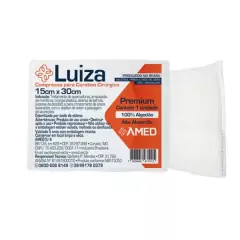 COMPRESSA PARA CURATIVO CIRURGICO EST.15X30 - LUIZA AMED