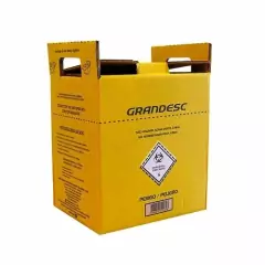 COLETOR MATERIAL PERFURO CORTANTE 20 LITROS - GRANDESC