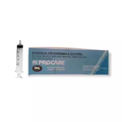 SERINGA 5ML S/AG L.S C/100 - PROCARE