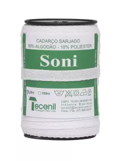 CADARCO SARJADO 10MM P/ FIXACAO DE CANULA OROTRAQUEAL 50MT - SONI