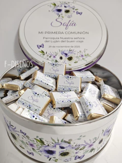 50 Chocolates personalizados BAUTISMO COMUNIÓN en internet