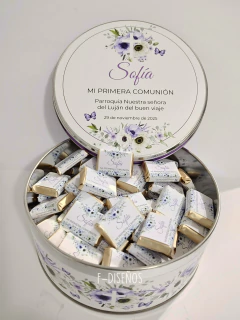 50 Chocolates personalizados BAUTISMO COMUNIÓN - tienda online