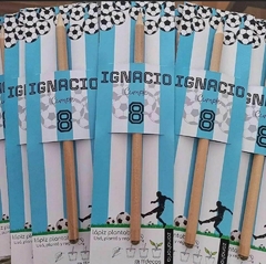 Souvenir Lápiz plantable + tarjeta personalizada en internet