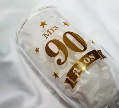 12 SOUVENIRS COPA CHAMPAGNE PERSONALIZADA CON VINILO