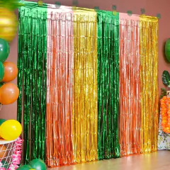 COMBO DECORACIÓN FONDO CORTINAS X 3 - F-Diseños 