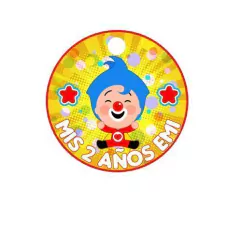 Tarjeta tag circular 4 cm personalizada x 60 unidades - comprar online