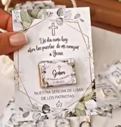 Souvenir tarjeta con chocolate cumpleaños - comprar online