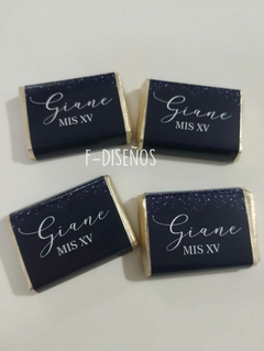 Lata Central con 100 chocolates Casamiento 15 años Cumpleaños - tienda online