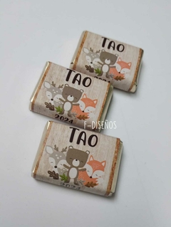 Lata Central con 100 chocolates Casamiento 15 años Cumpleaños - F-Diseños 