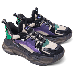Image of Sapatos masculinos esportivos com fundo de pipoca e lazer