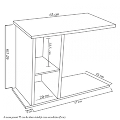 Mesa Rodízio Branco Em Mdf on internet