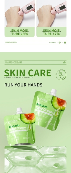 O creme da mão da faixa do extrato da planta do fruto, vitamina C, abacate, pê - Wonderful Accessories